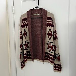 Open front cardigan